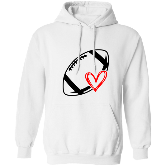 Football Heart Sweatshirt | Football Hoodie